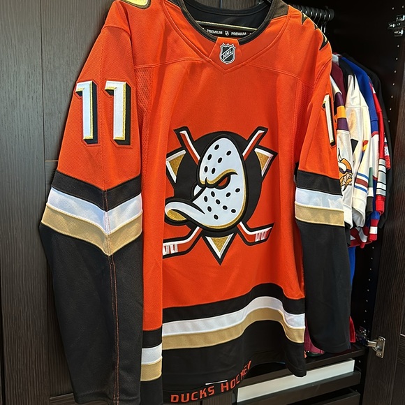 NHL Anaheim Ducks Trevor Zegras #11 2024-2025 Premium Home Authentic Jersey - Picture 3 of 6